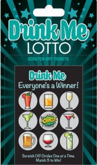 Drink Me Lotto 1 Winning Ticket