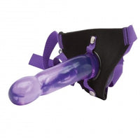 Climax Strap-on - Purple Ice Dong & Harness Set